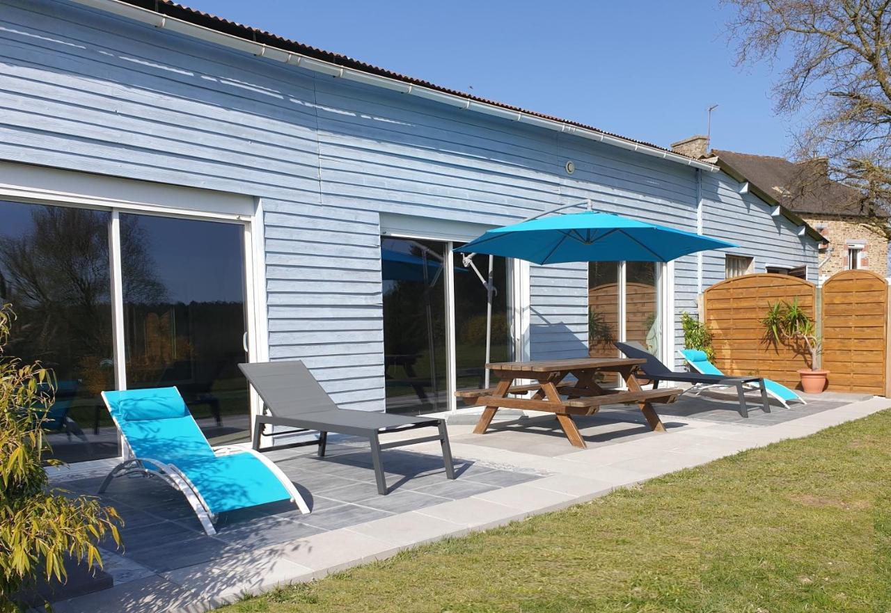 Charming Traditional 2-Bed Cottage Near Plémet Exteriör bild